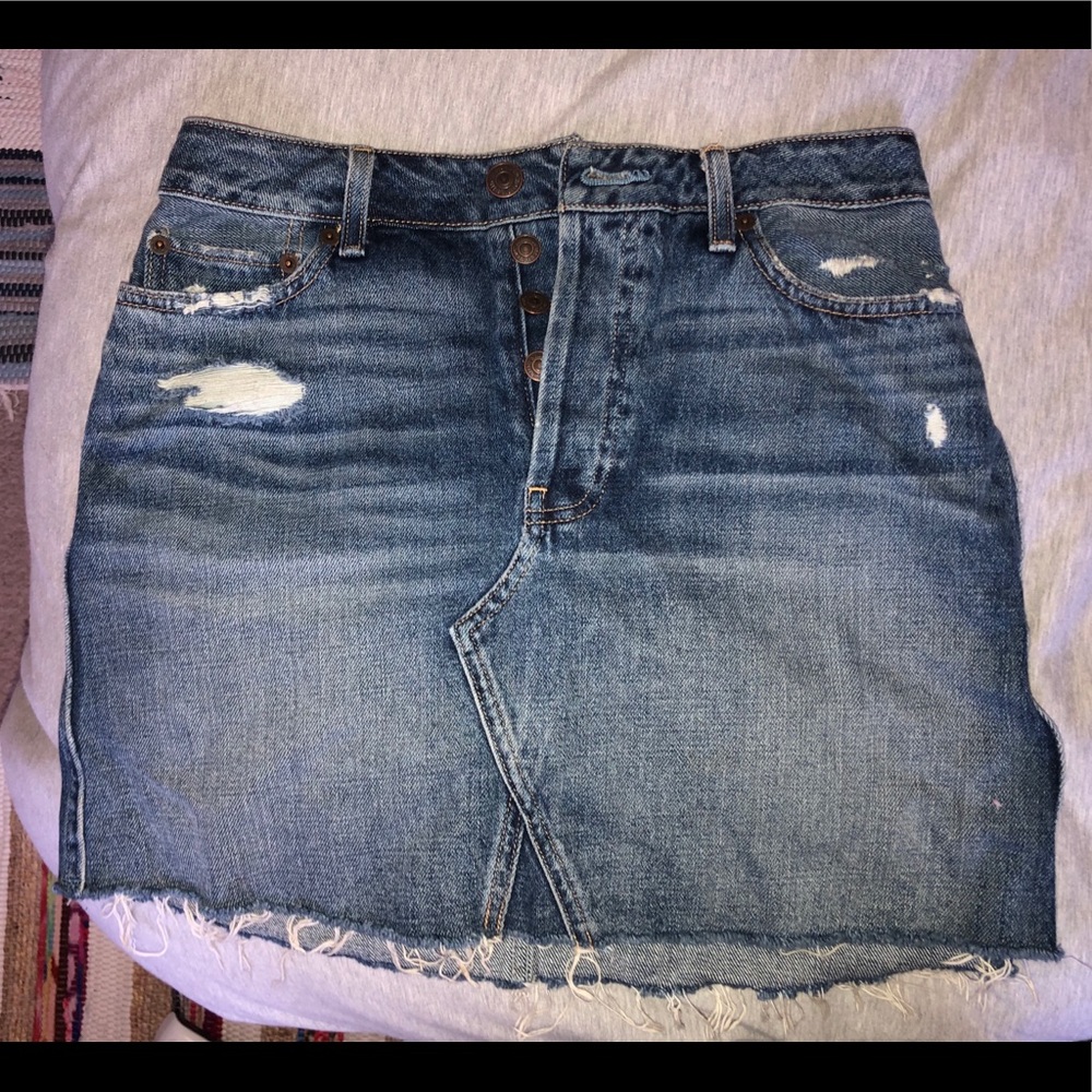 Abercrombie & Fitch Denim Mini Skirt